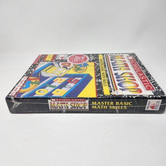 Vintage Scholastic Math Shop Sealed Master Math Skills, Floppy Disc Software - Picture 6 of 8